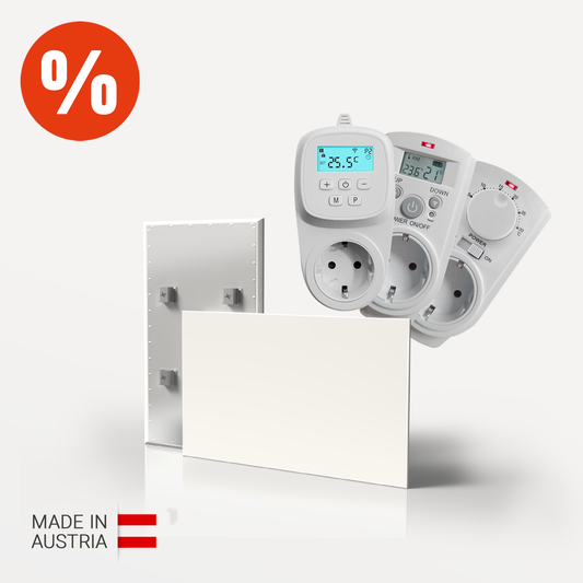 INFRAREDLY Infrarotheizung Small 270W mit verschiedenen Thermostaten