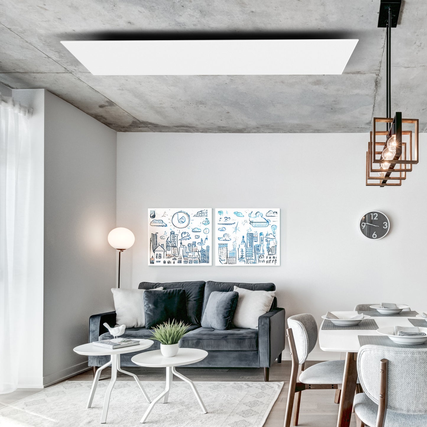 Rotburg comfort an der Decke